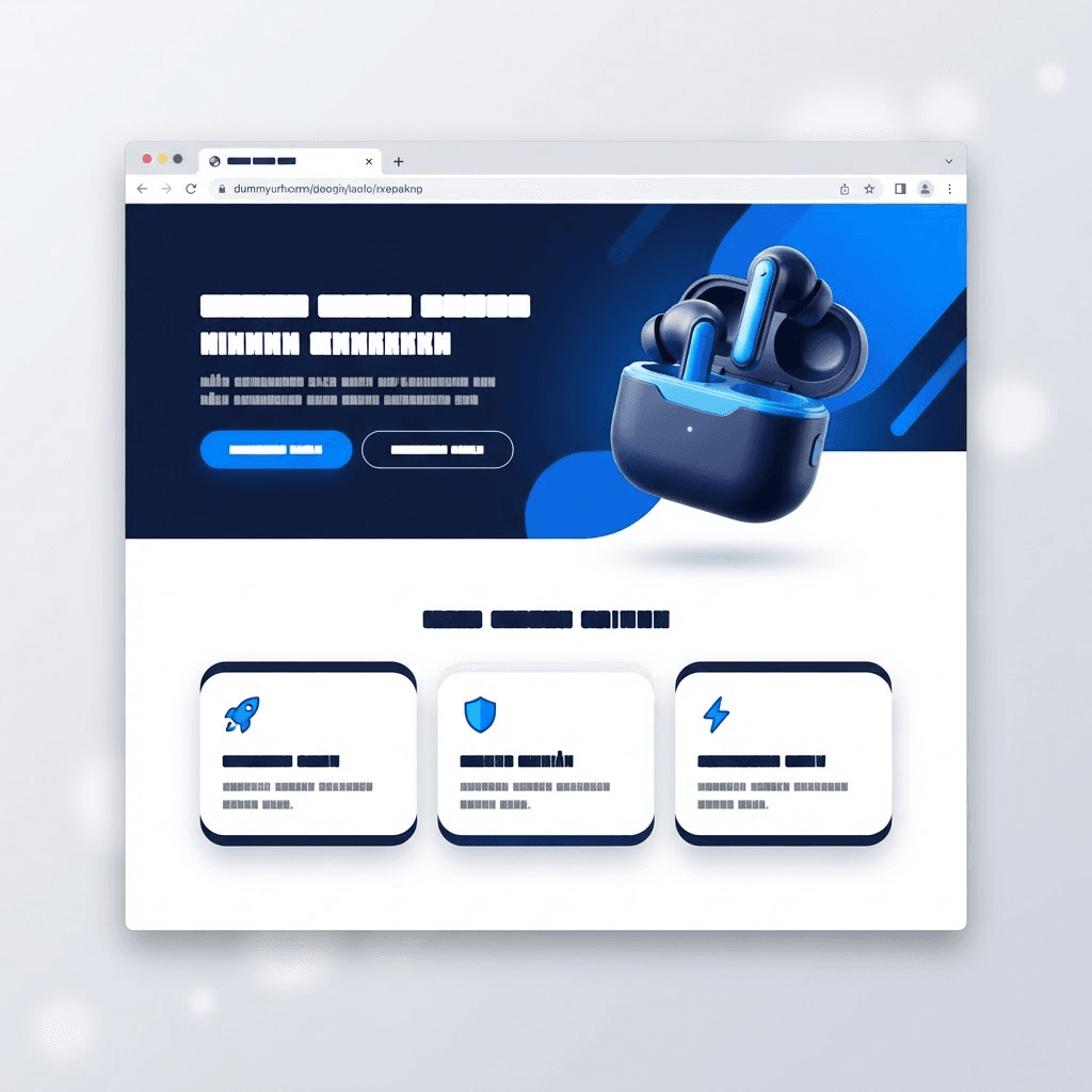 Contoh Landing Page Produk buatan Weebku